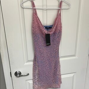 Nastygal Cheetah Print Mini Dress